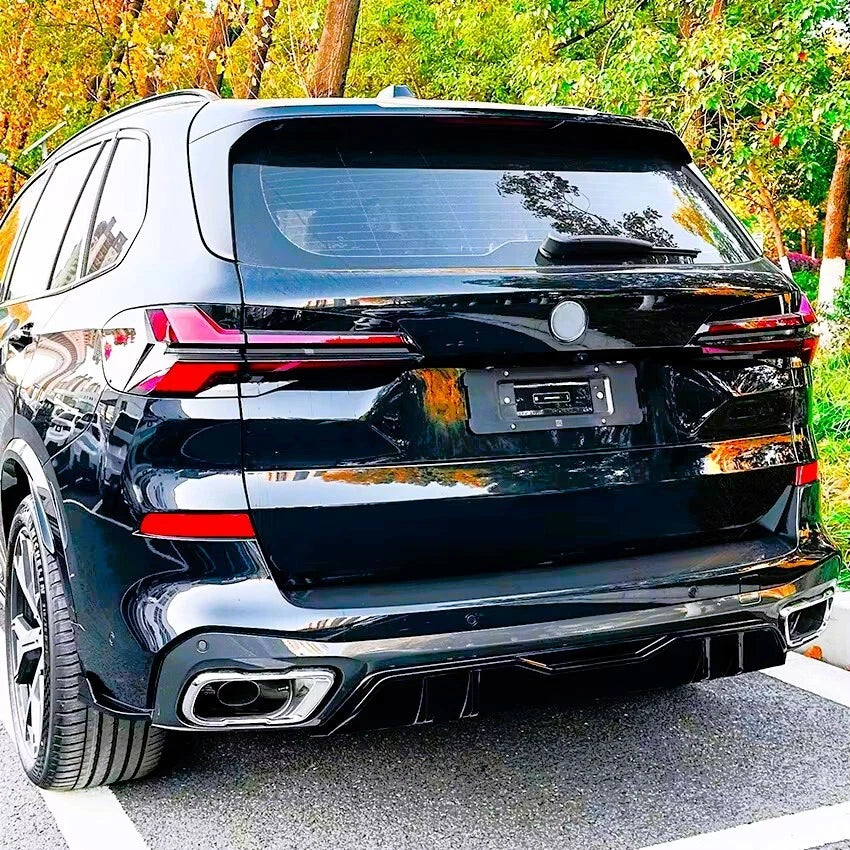BMW X5 G05 Gloss Black Rear Diffuser Lip Valance Bumper M Sport 18- 24