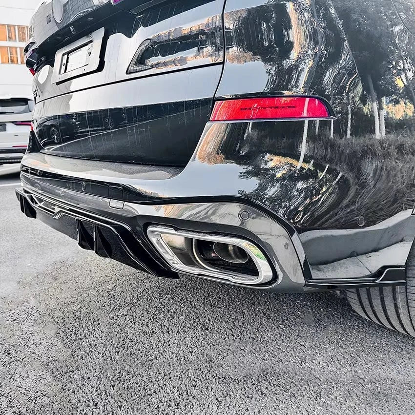 BMW X5 G05 Gloss Black Rear Diffuser Lip Valance Bumper M Sport 18- 24