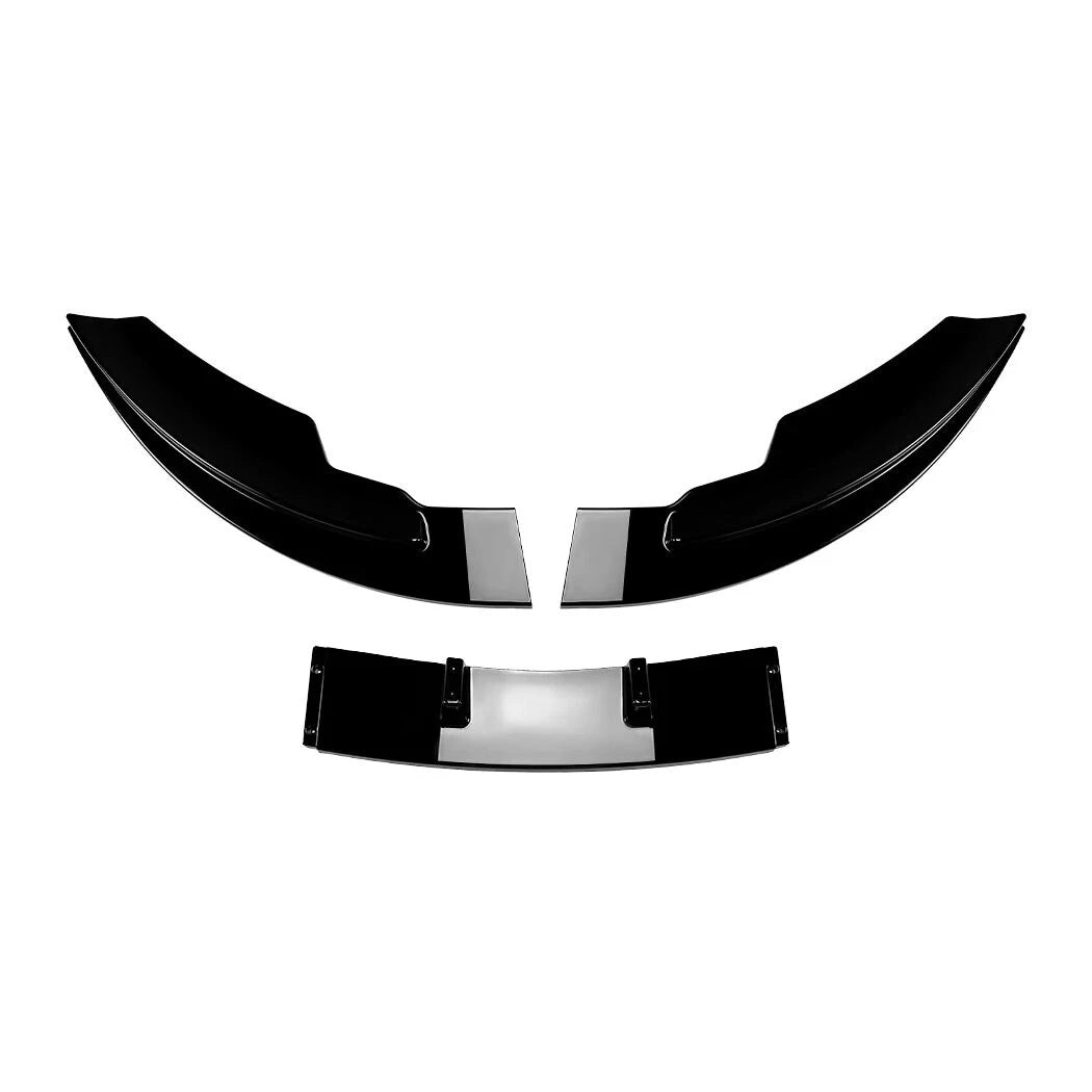 Ford Fiesta MK7 Gloss Black Front Splitter Spoiler Lip Wing 2012-2017