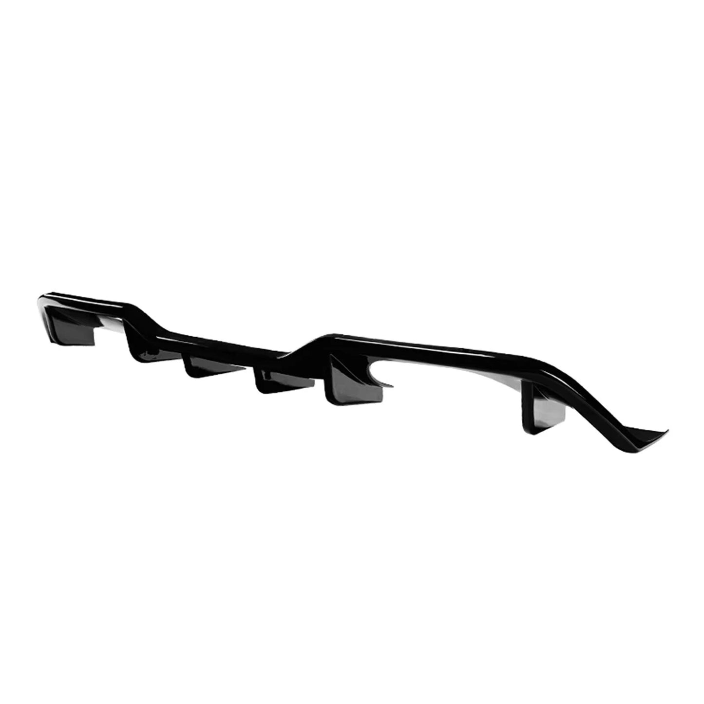 Ford Fiesta ST MK7 Gloss Black Rear Diffuser Lip Valance 2012-17