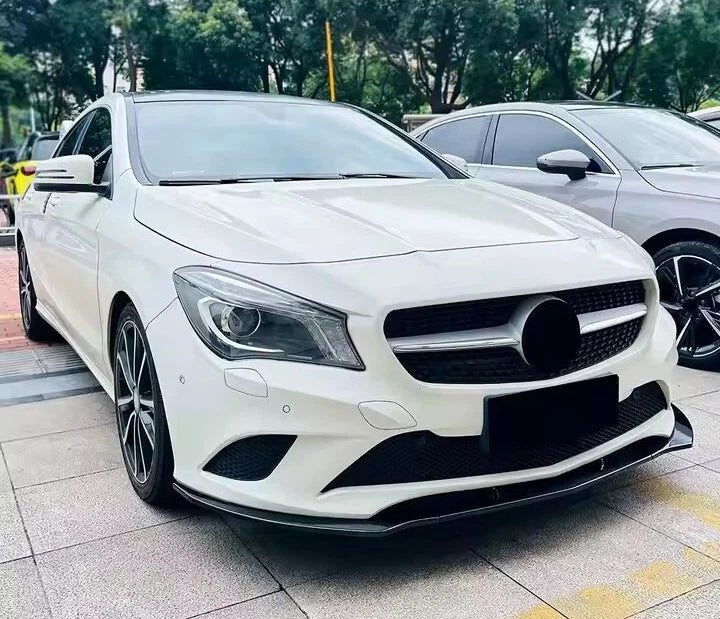 Mercedes CLA Class W117 NON AMG Gloss Black Front Splitter 2013-2017