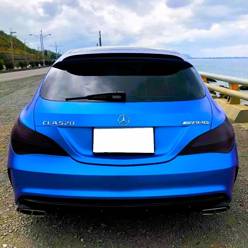 Mercedes CLA Class X117 Shooting Brake Gloss Black Rear Roof Spoiler