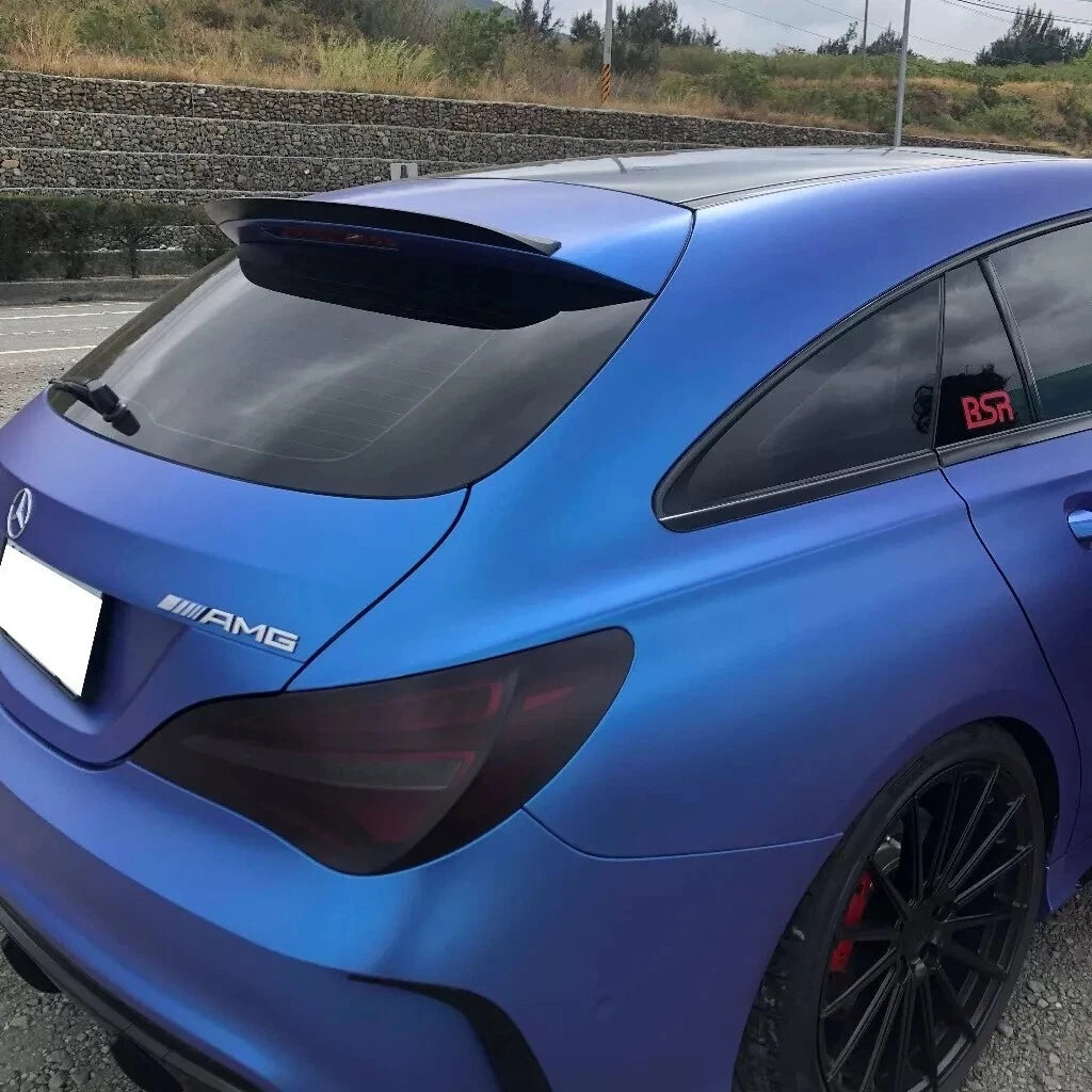 Mercedes CLA Class X117 Shooting Brake Gloss Black Rear Roof Spoiler