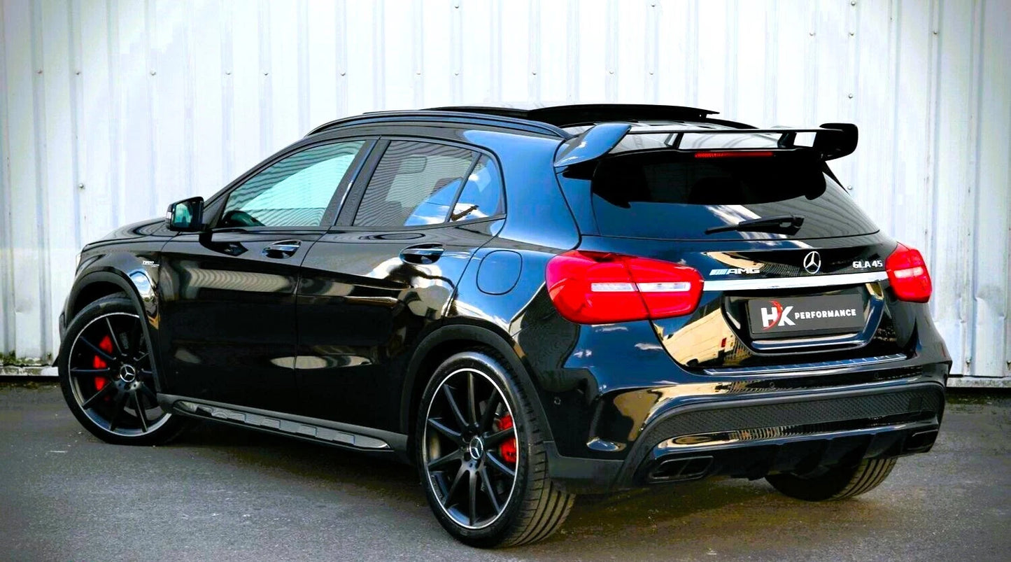Mercedes GLA Class X156 AMG Style Gloss Black Rear Roof Spoiler 13-20