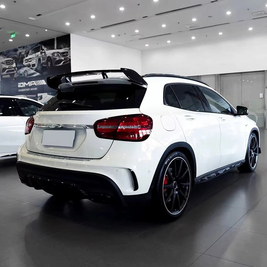 Mercedes GLA Class X156 AMG Style Gloss Black Rear Roof Spoiler 13-20