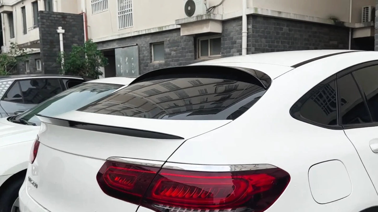 Mercedes GLC Class Coupe C253 Gloss Black Rear Roof Spoiler 2015-22