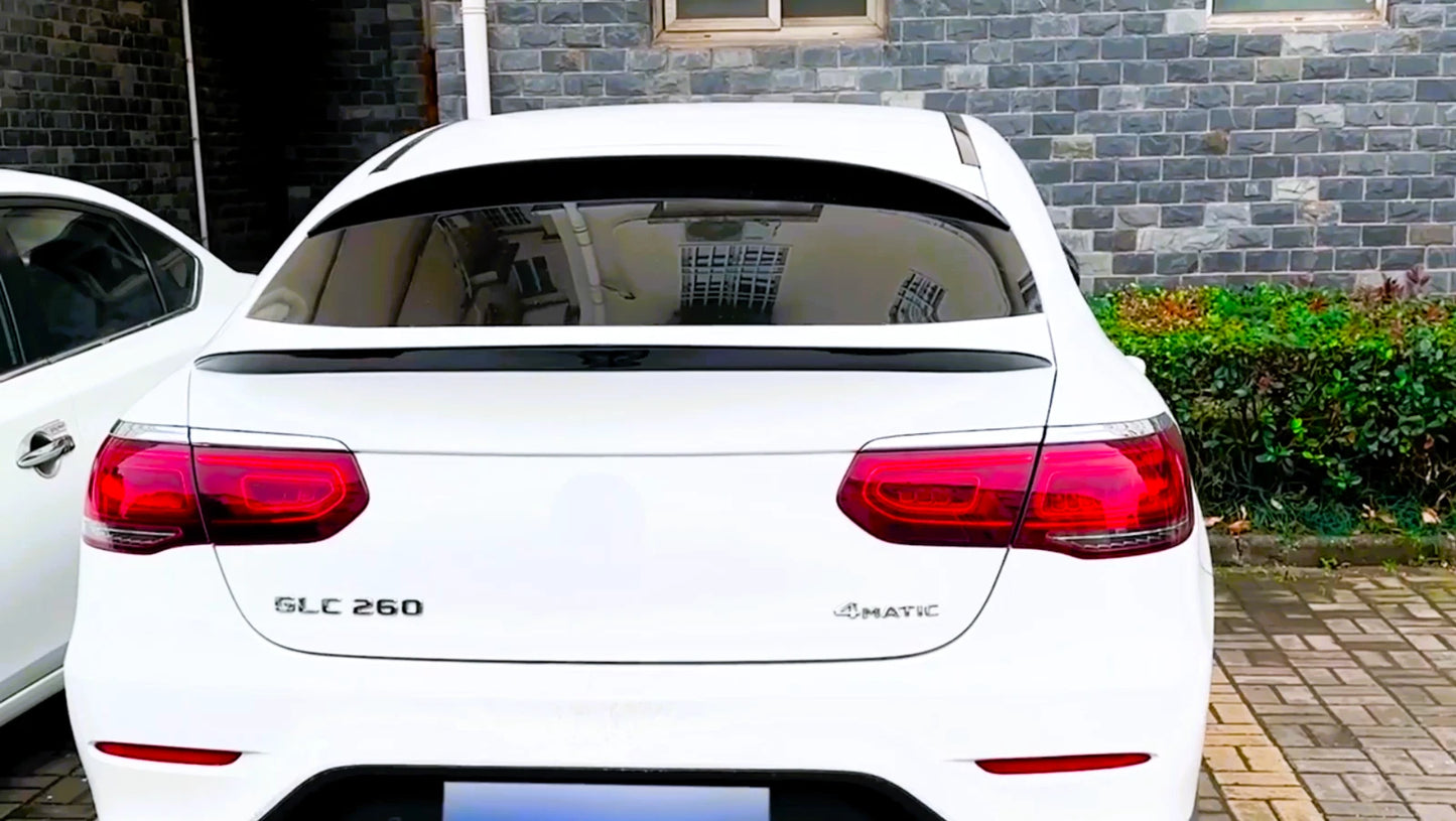 Mercedes GLC Class Coupe C253 Gloss Black Rear Roof Spoiler 2015-22