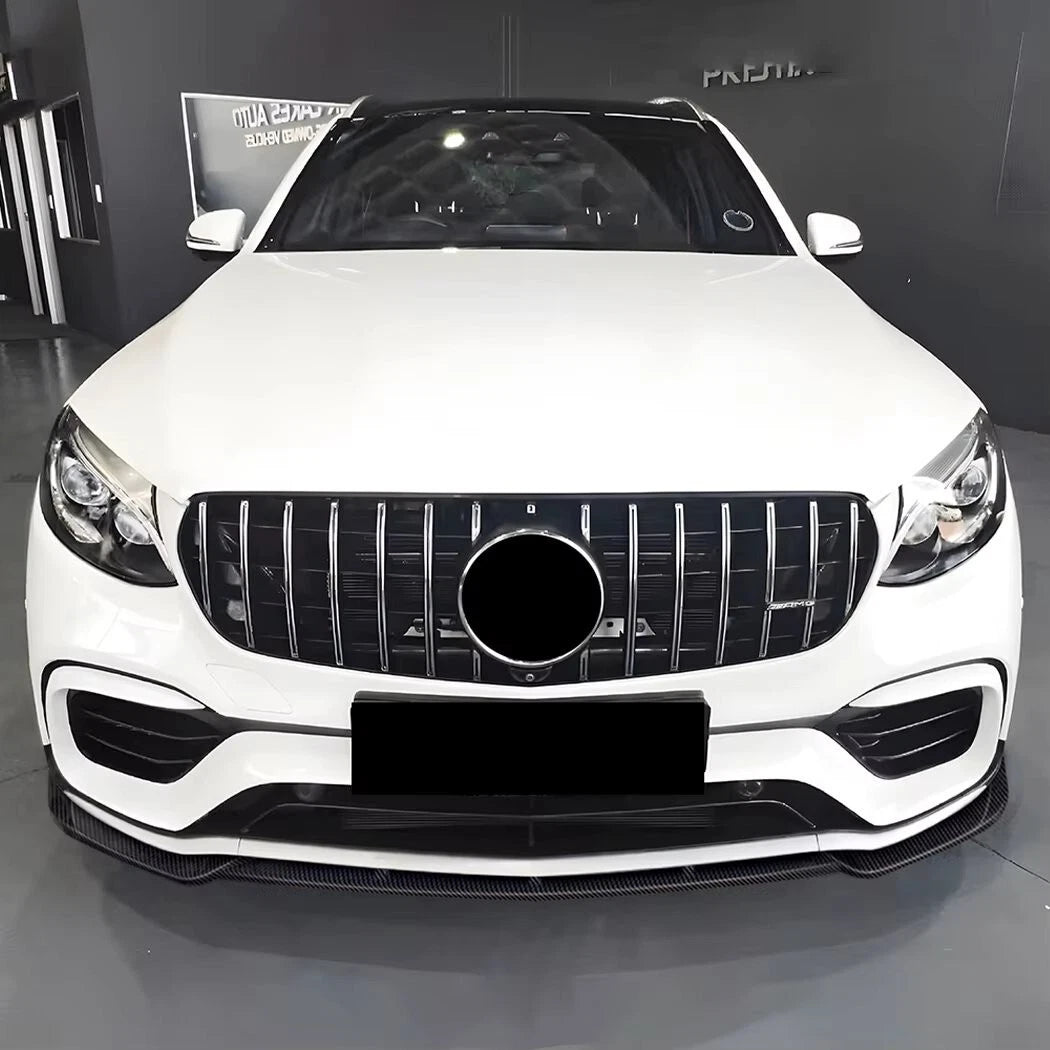 Mercedes GLC63 AMG W253 PRE-FACELIFT Gloss Black Front Splitter