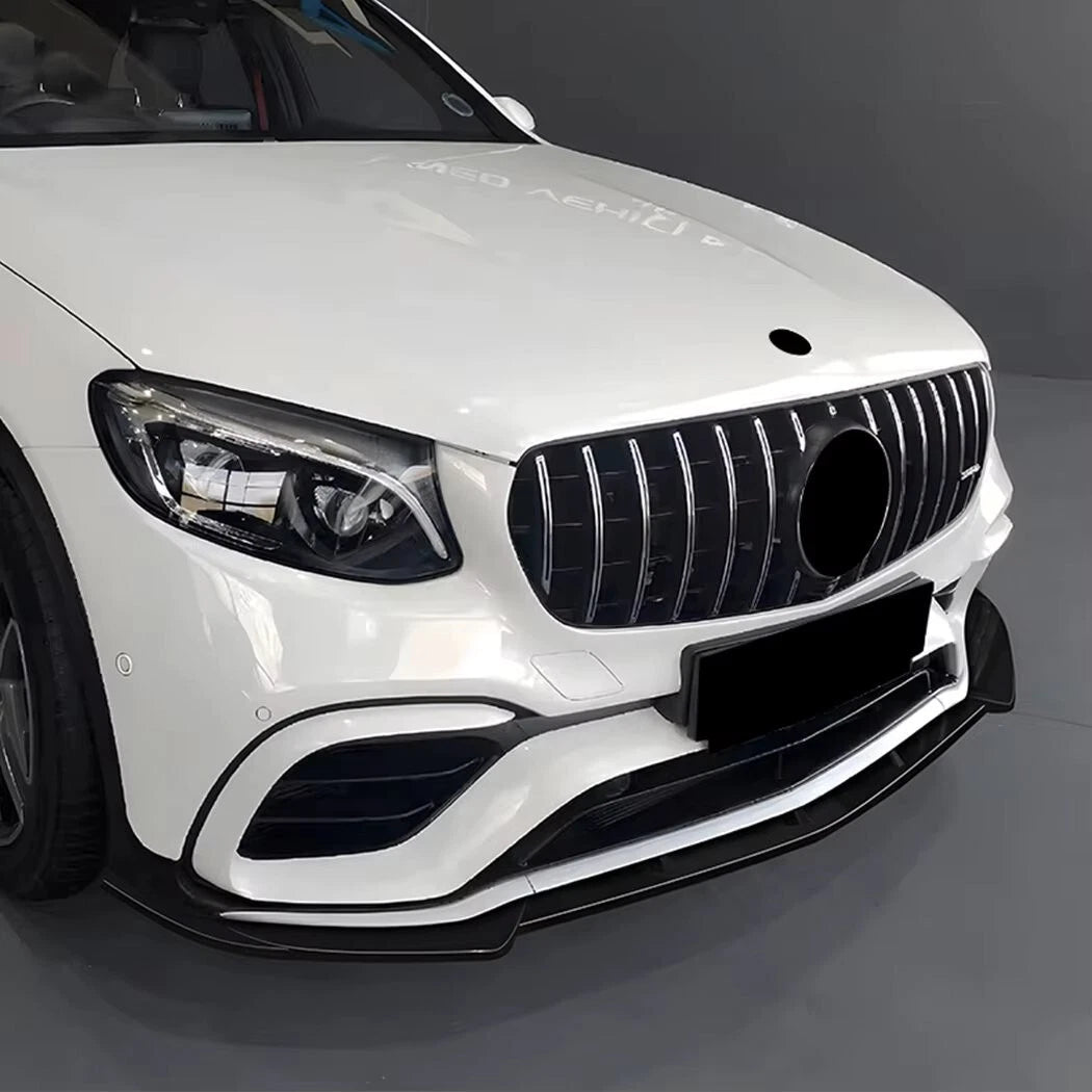 Mercedes GLC63 AMG W253 PRE-FACELIFT Gloss Black Front Splitter