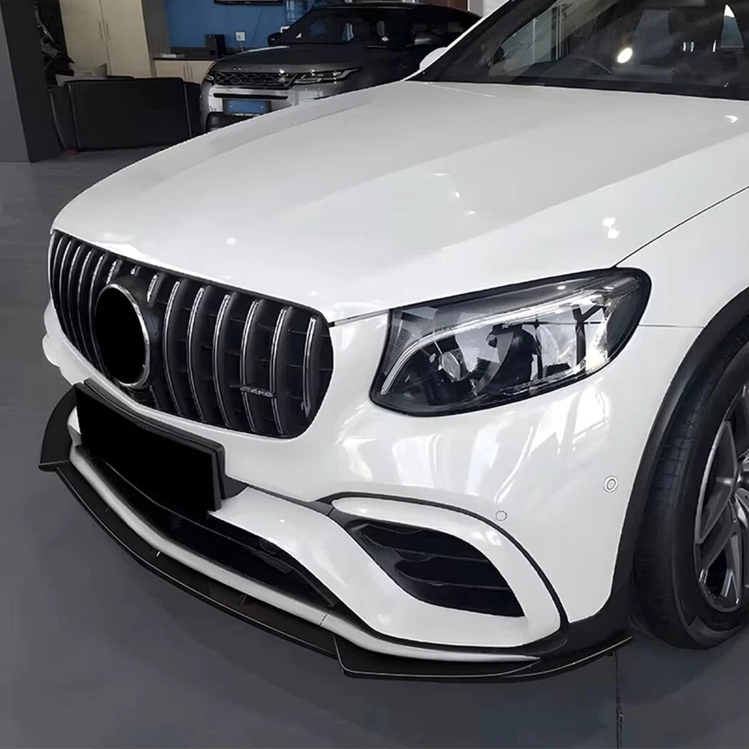 Mercedes GLC63 AMG W253 PRE-FACELIFT Gloss Black Front Splitter