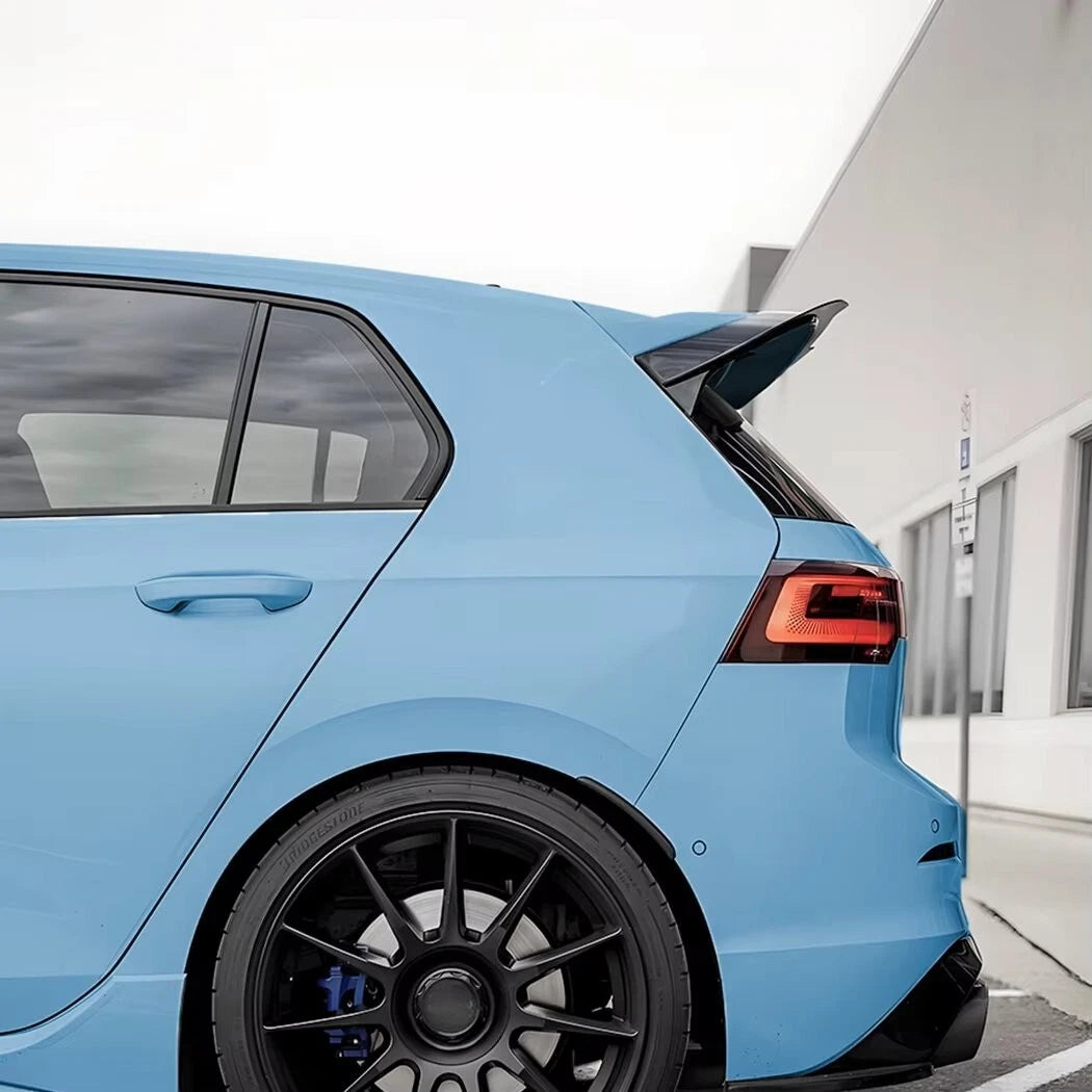VW Golf MK8 R GTD GTI Clubsport Add On Gloss Black Rear Roof Spoiler
