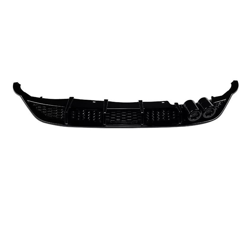 VW Polo MK6 'GTI Style' Rear Gloss Black Valance Diffuser Lip 2017-21