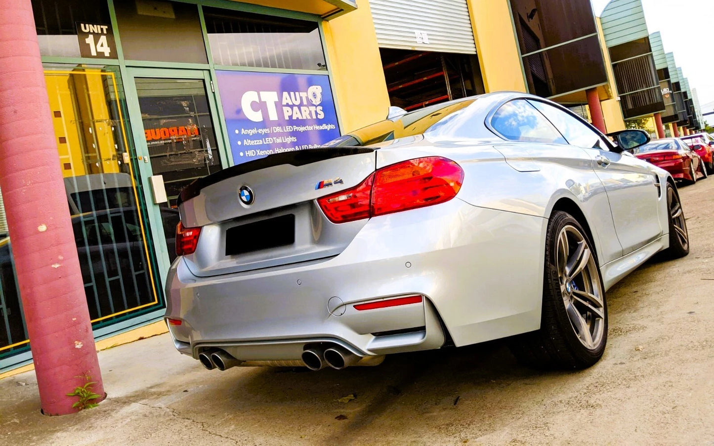 BMW M4 F82 F83 Carbon Fibre Rear M4 Style Boot Spoiler Lip 2014-20
