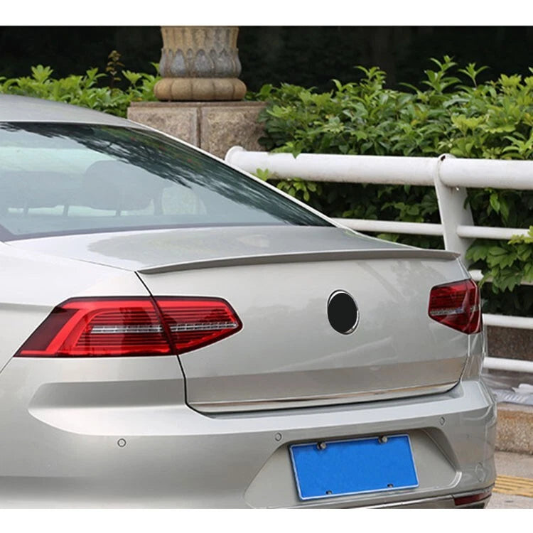 VW Passat Rear Gloss Black Boot Spoiler Lip Aero Splitter 2014-22