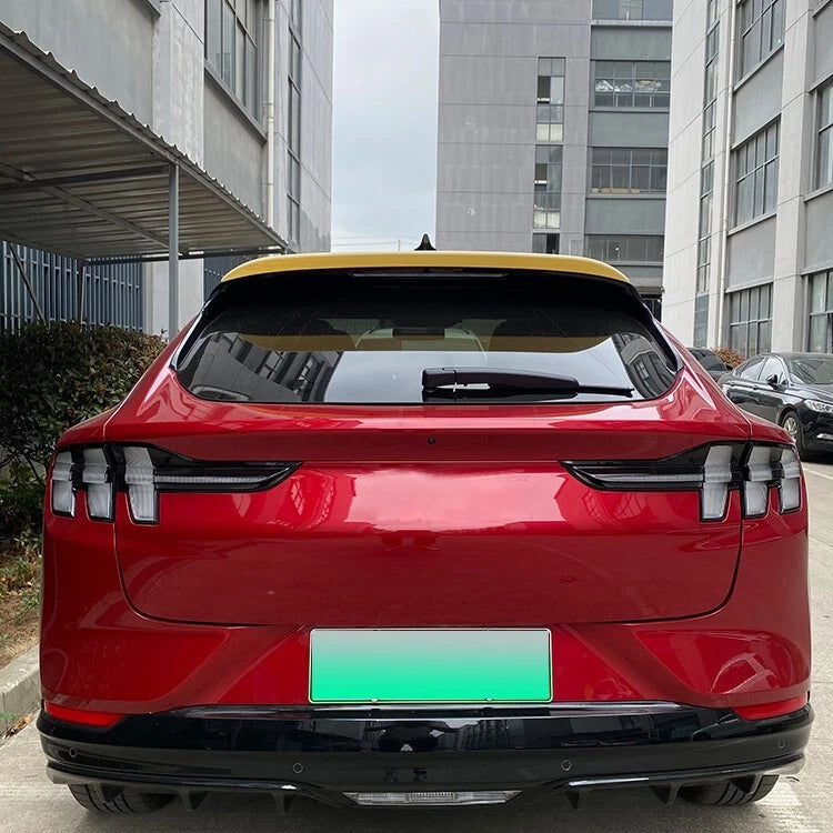 Ford Mustang mach E Gloss Black Rear Roof Spoiler Lip Boot 2020- 24