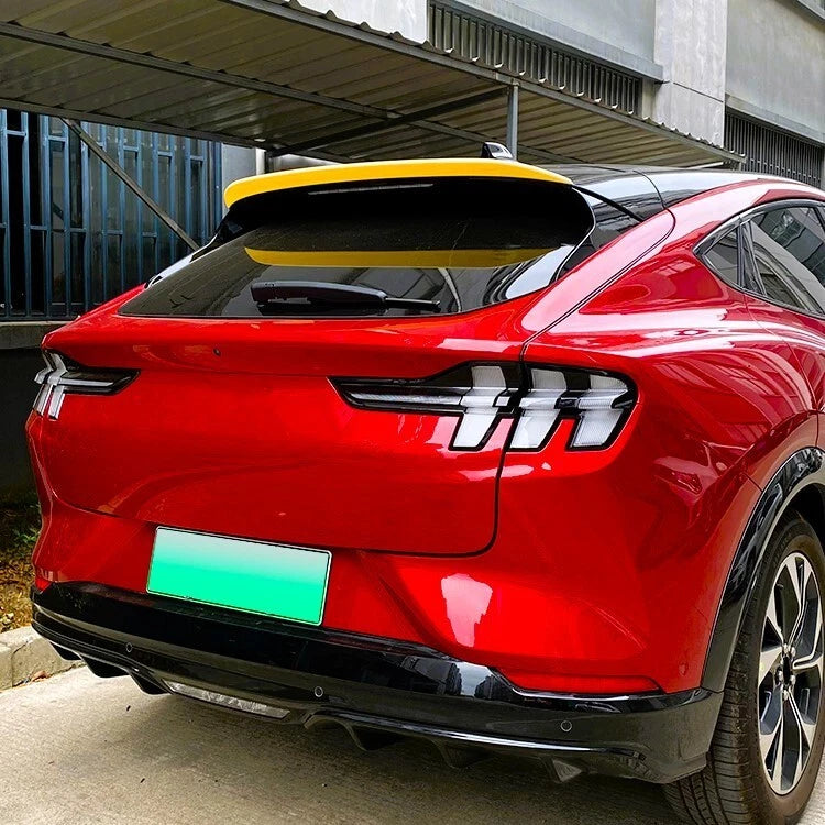 Ford Mustang mach E Gloss Black Rear Roof Spoiler Lip Boot 2020- 24