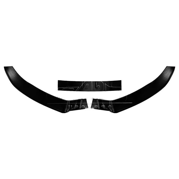 Audi A4 S4 S Line B8 Gloss Black Front Splitter Spoiler Lip Aero 08-12