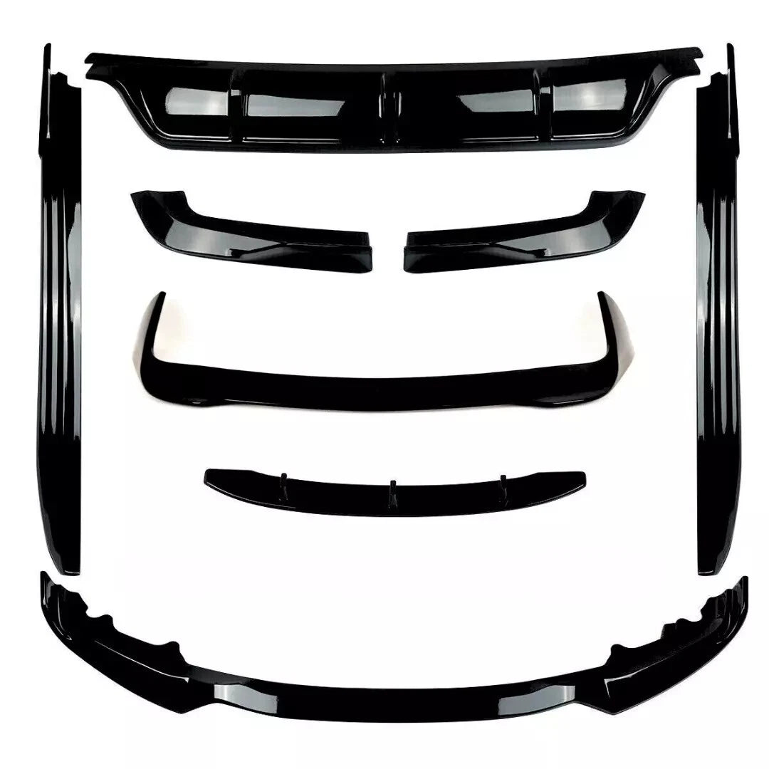 BMW X5 F15 Gloss Black Splitter Spoiler Diffuser Skirts M Sport 13-18