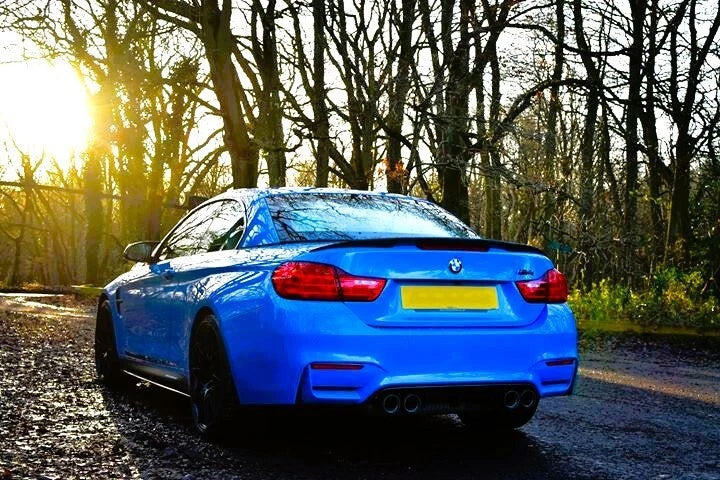 BMW 4 Series Convertible F33 Gloss Black P Style Rear Boot Spoiler Kit