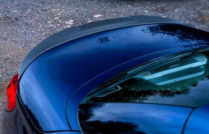 BMW 4 Series Convertible F33 Gloss Black P Style Rear Boot Spoiler Kit