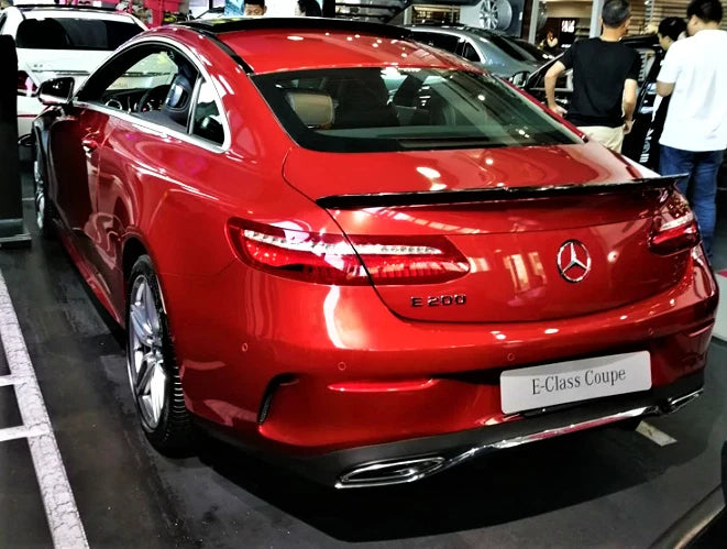 Mercedes E Class Coupe C238 W213 Gloss Black Rear Boot Spoiler 16-23