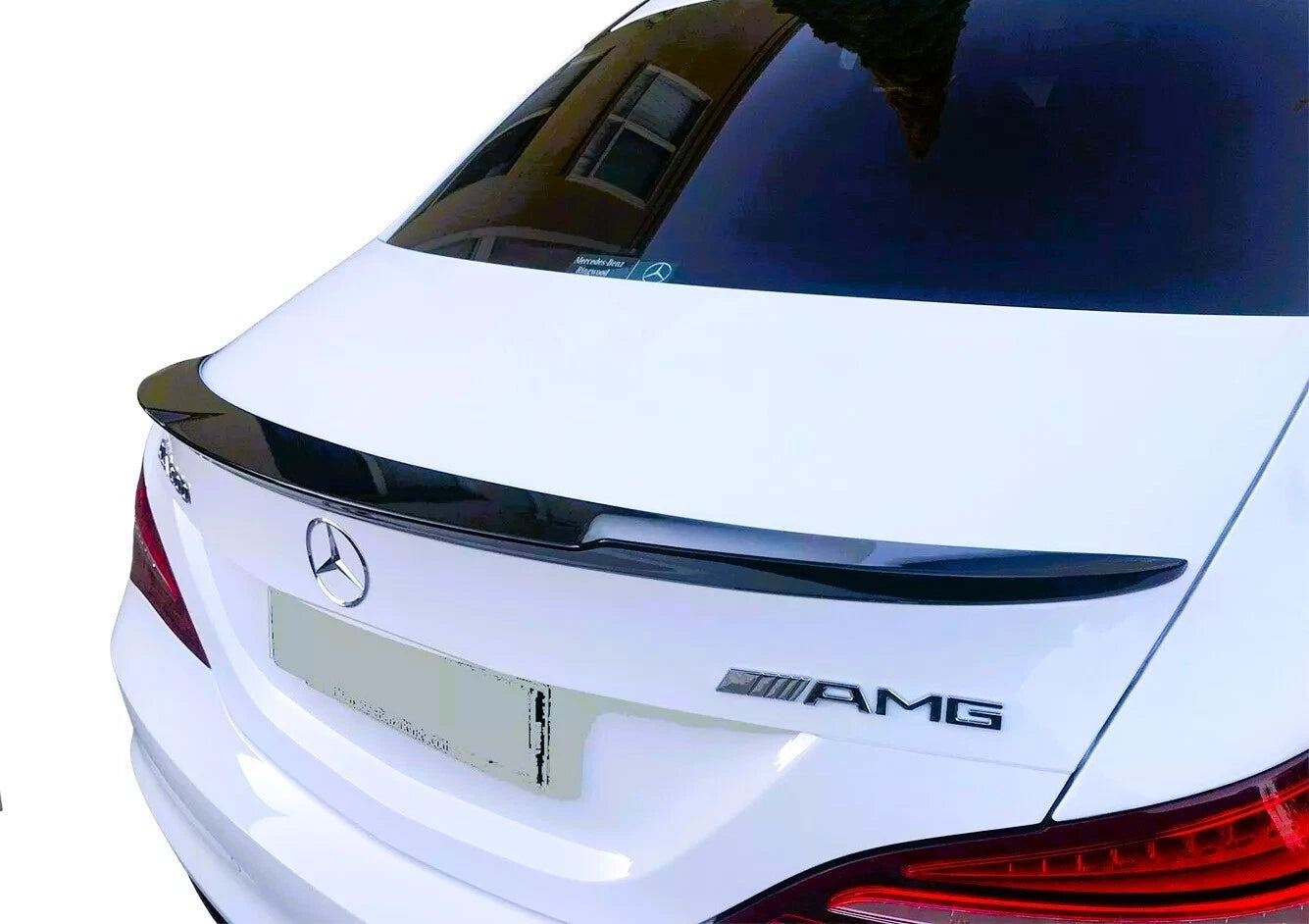 Mercedes CLA Class W117 C117 Gloss Black Rear FD Style Boot Spoiler
