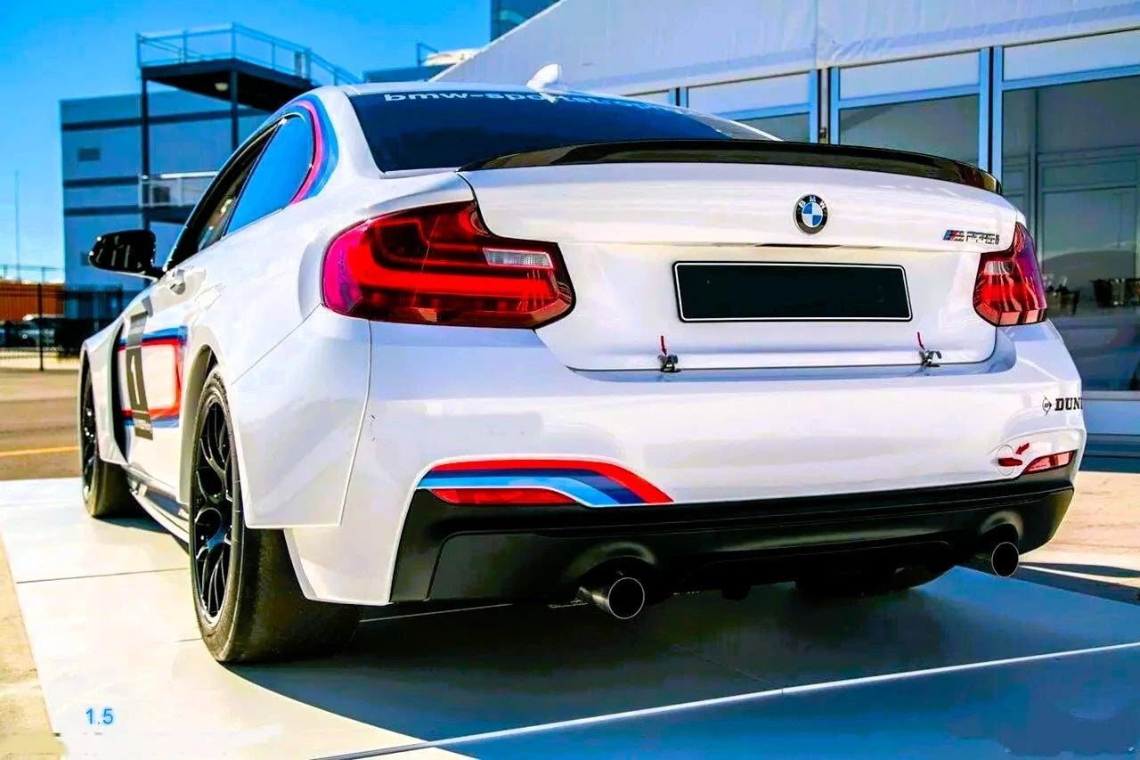 BMW 2 Series F22 Gloss Black Rear Boot Spoiler P Style Lip 13-21