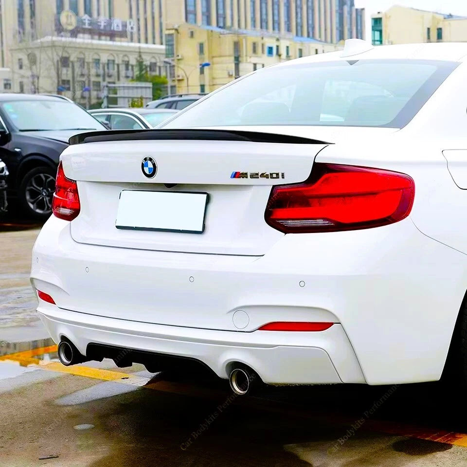 BMW 2 Series F22 Gloss Black Rear Boot Spoiler P Style Lip 13-21