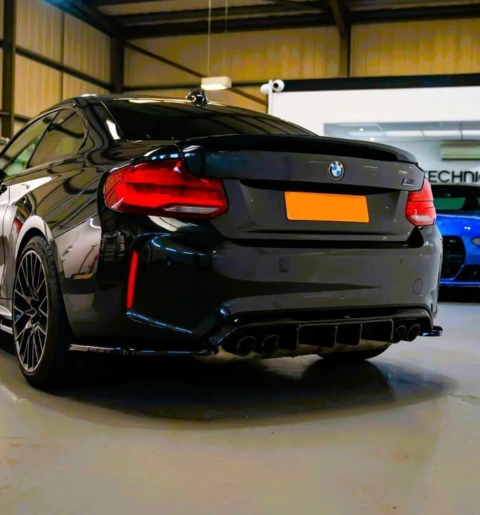 BMW 2 Series F22 Gloss Black Rear Boot Spoiler P Style Lip 13-21