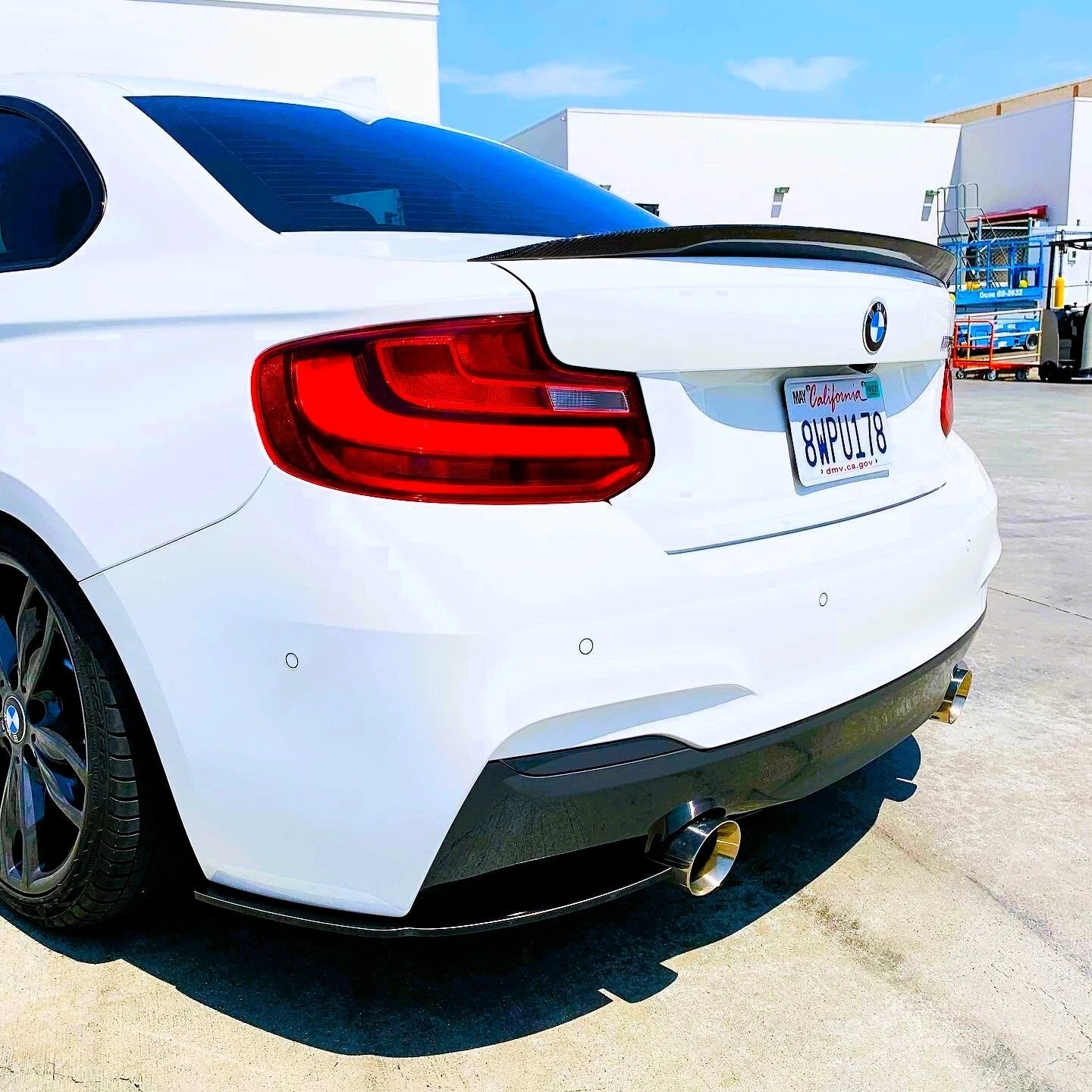 BMW 2 Series F22 Gloss Black Rear Boot Spoiler P Style Lip 13-21