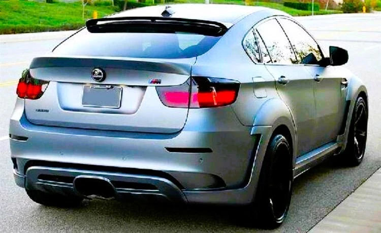 BMW X6 E71 X6M Gloss Black Rear Roof Spoiler Lip Wing Extension 08-15