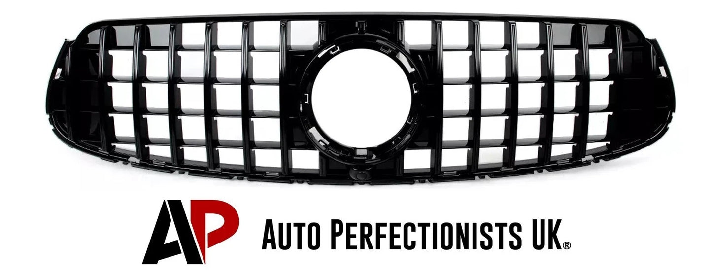Mercedes GLC Class W253 Gloss Black Front Grille PANAMERICANA GT GTR
