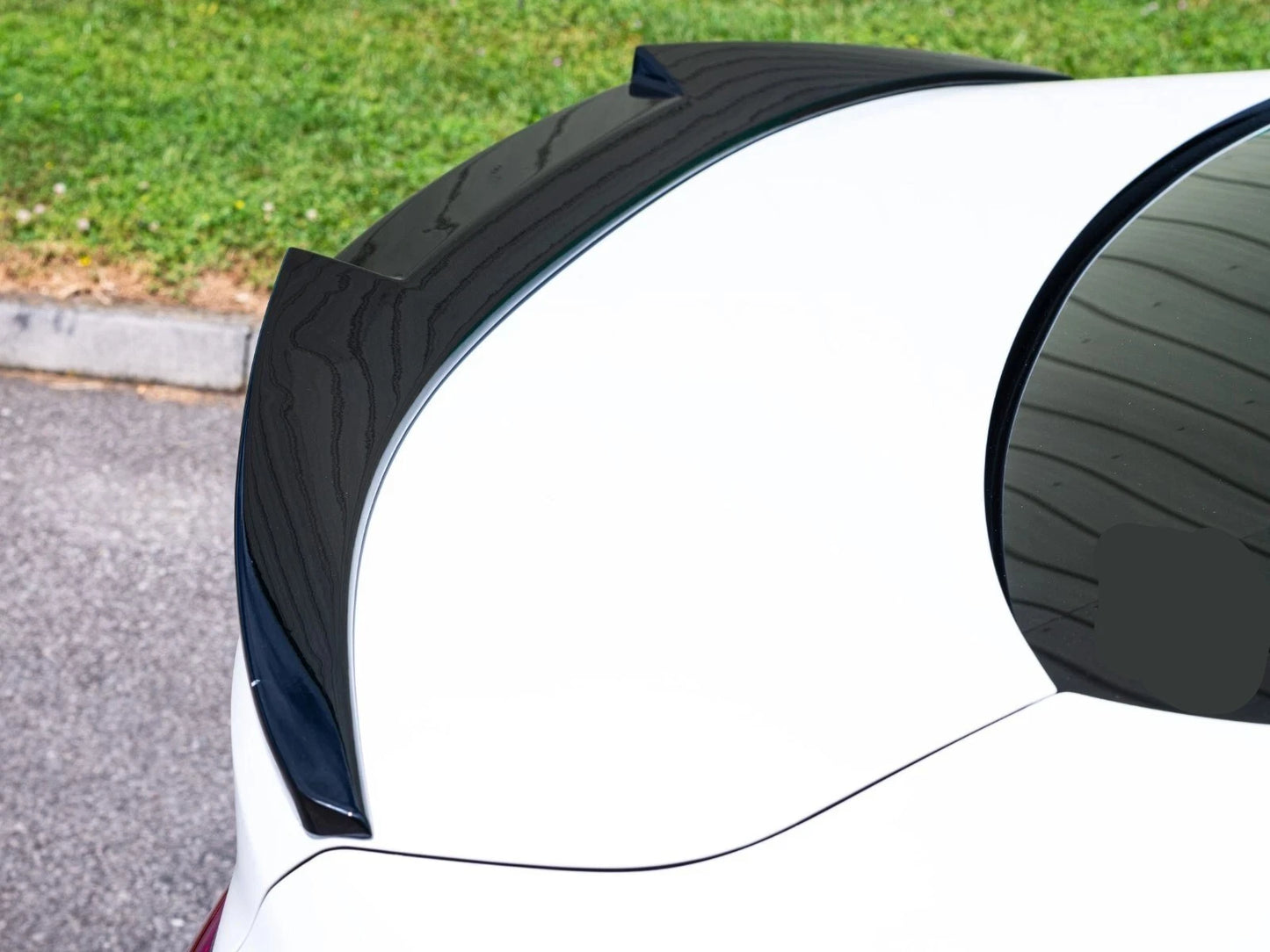 BMW 2 Series F44 Gran Coupe Rear Gloss Black M4 Style Boot Spoiler Lip Wing Kit
