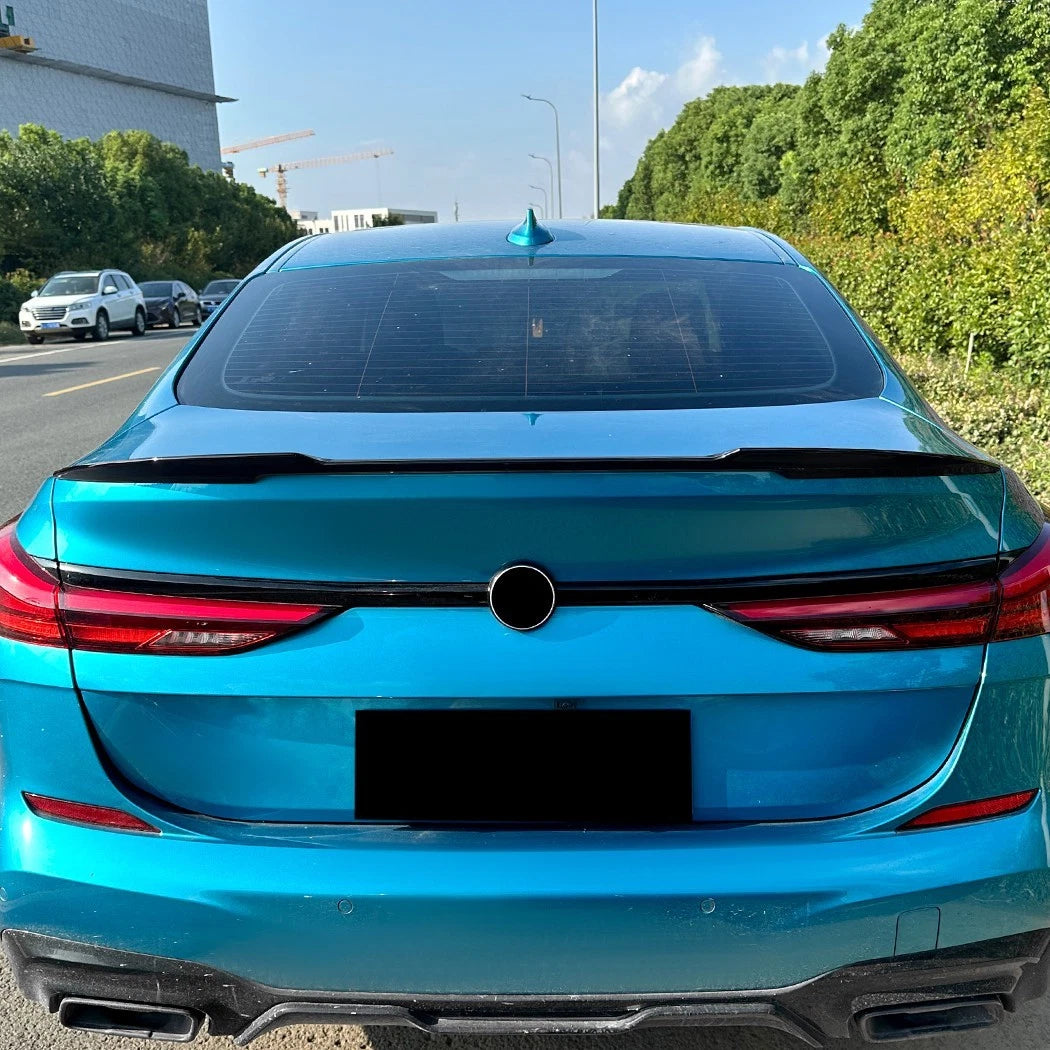 BMW 2 Series F44 Gran Coupe Rear Gloss Black M4 Style Boot Spoiler Lip Wing Kit