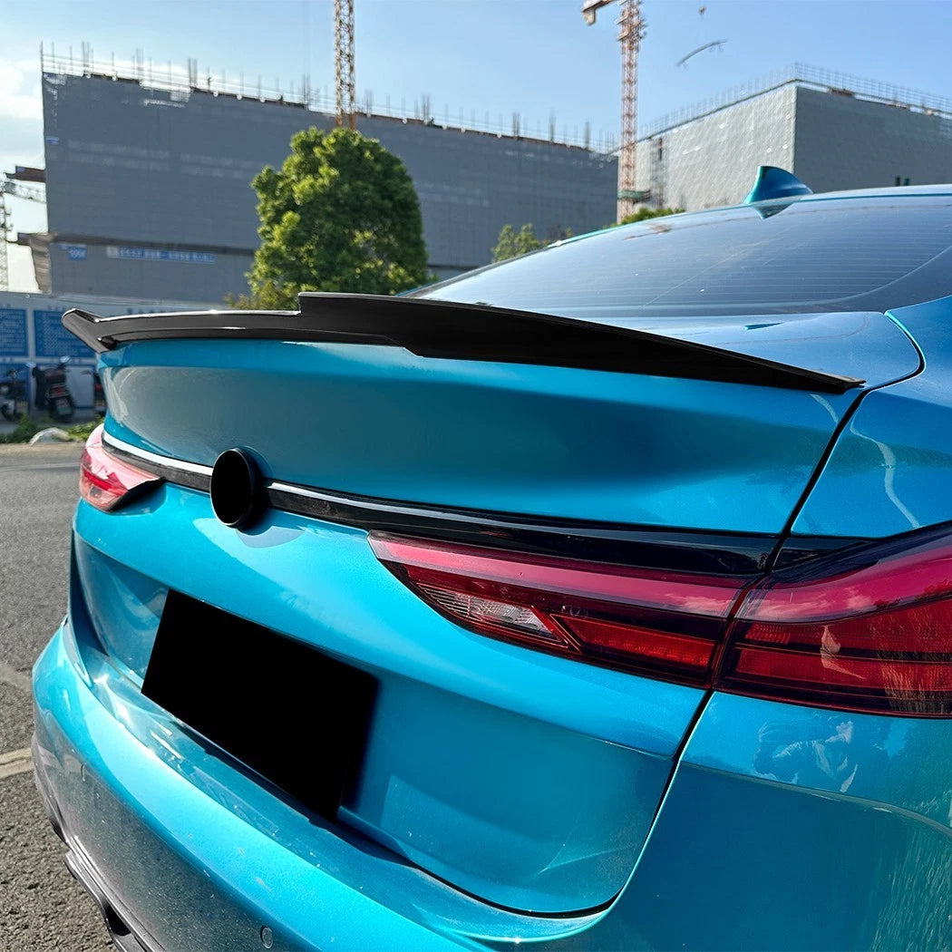 BMW 2 Series F44 Gran Coupe Rear Gloss Black M4 Style Boot Spoiler Lip Wing Kit