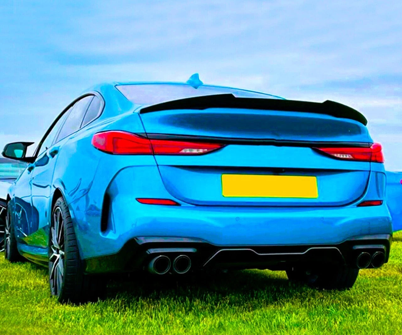 BMW 2 Series F44 Gran Coupe Rear Gloss Black M4 Style Boot Spoiler Lip Wing Kit