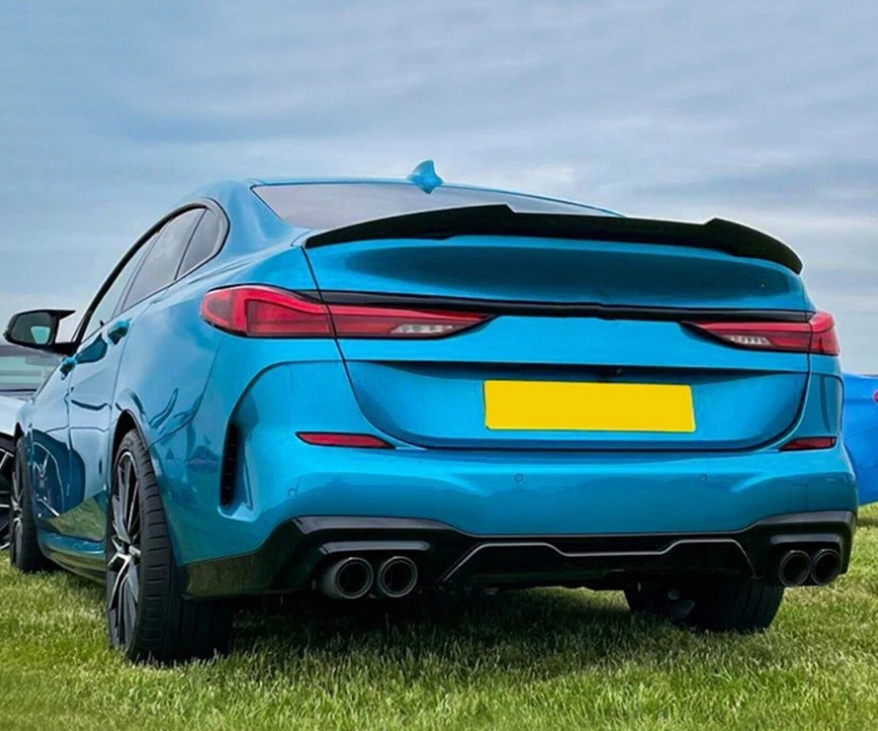 BMW 2 Series F44 Gran Coupe Rear Gloss Black M4 Style Boot Spoiler Lip Wing Kit