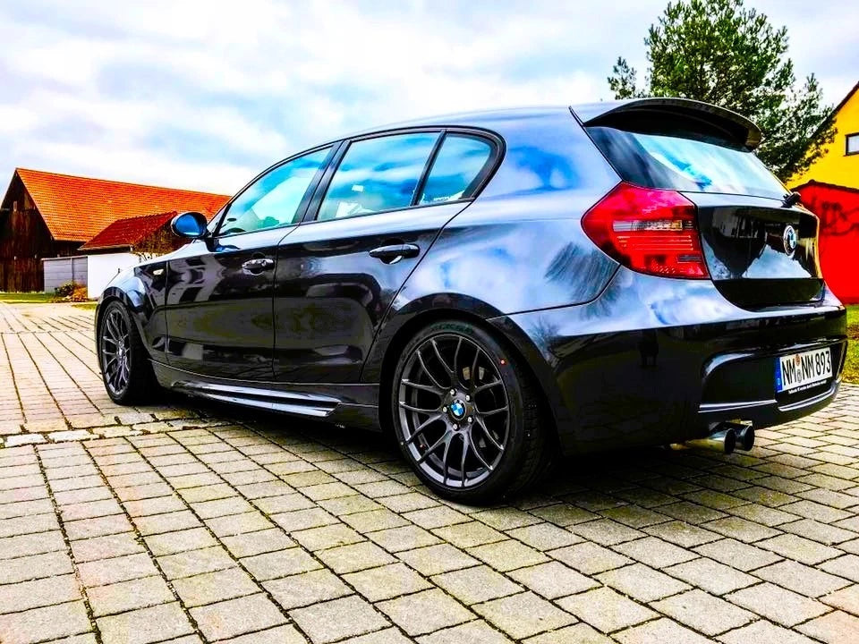 BMW 1 Series E81 E87 Gloss Black Rear Aero Wing Roof Spoiler Boot Wing Lip 04-13