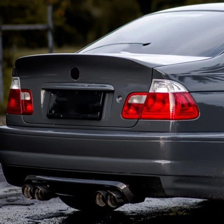 BMW 3 Series M3 E46 CSL Bootlid Style Gloss Black Rear Spoiler Drift Wing Lip