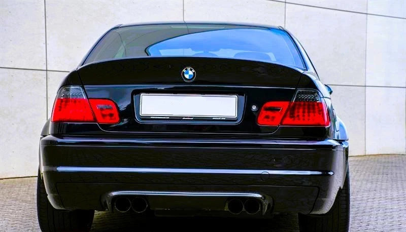 BMW 3 Series M3 E46 CSL Bootlid Style Gloss Black Rear Spoiler Drift Wing Lip