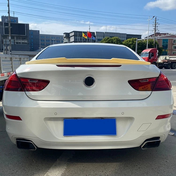 BMW 6 Series M6 F13 Gloss Black Rear M4 Style Boot Spoiler Lip Wing Body Kit