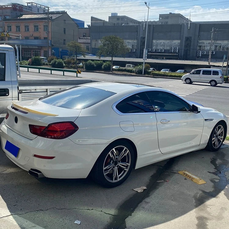 BMW 6 Series M6 F13 Gloss Black Rear M4 Style Boot Spoiler Lip Wing Body Kit