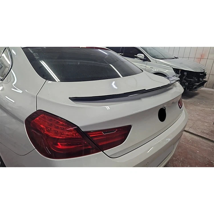 BMW 6 Series M6 F06 GRAN COUPE Gloss Black Rear M4 Style Boot Spoiler Lip Wing