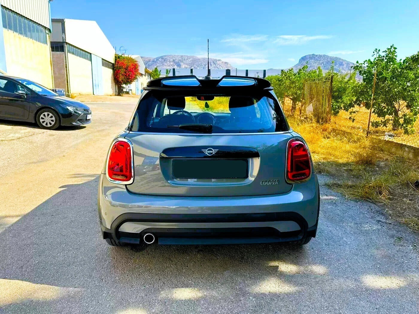 Mini Cooper S F55 F56 JCW Style Gloss Black Rear Roof Spoiler Wing Lip Kit 13-18