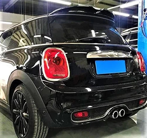 Mini Cooper S F55 F56 JCW Style Gloss Black Rear Roof Spoiler Wing Lip Kit 13-18