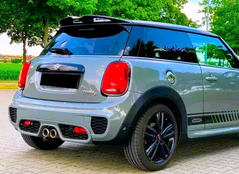 Mini Cooper S F55 F56 JCW Style Gloss Black Rear Roof Spoiler Wing Lip Kit 13-18