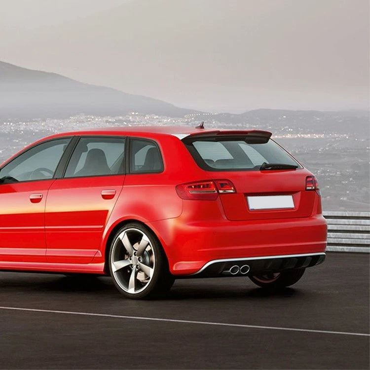 Audi A3 8P 5 DOOR RS3 Style Gloss Black Rear Roof Spoiler Boot Wing Lip 2003-13