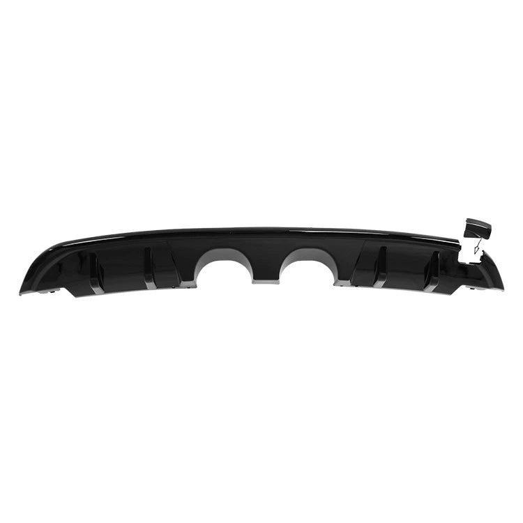 VW Golf R20 Style MK6 Gloss Black Rear Diffuser Lip Valance Spoiler Splitter Kit