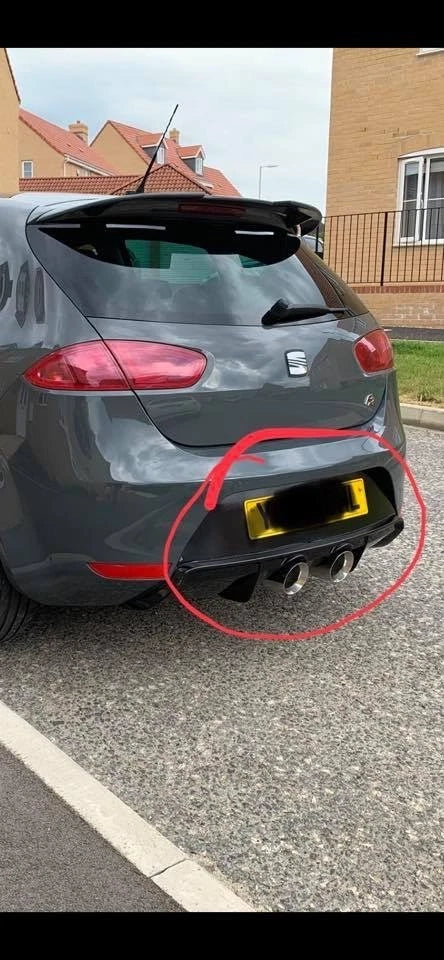 SEAT Leon MK2 1P Facelift Gloss Black Rear Boot Roof Spoiler Wing Lip Kit 09-13