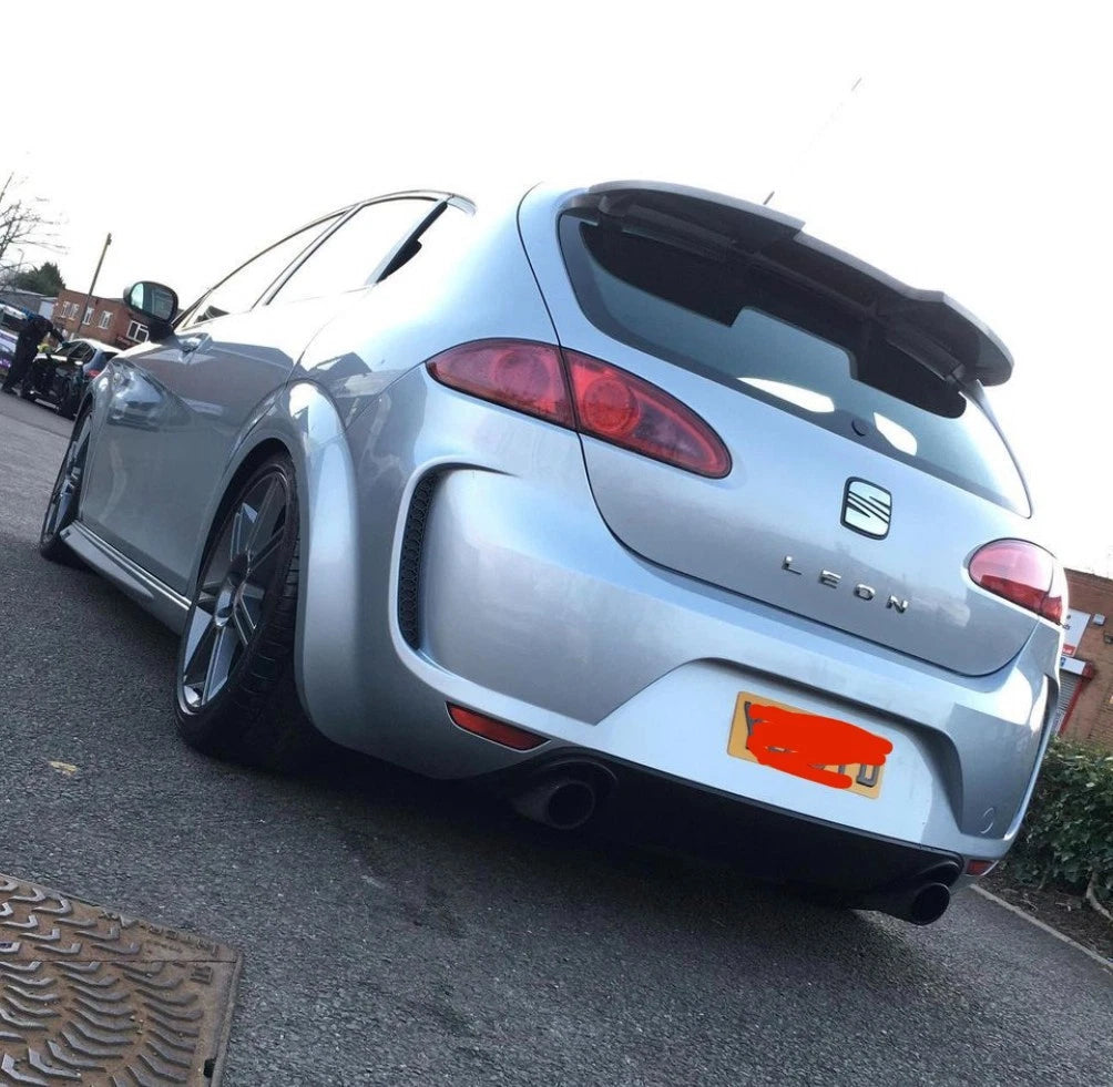 SEAT Leon MK2 1P Facelift Gloss Black Rear Boot Roof Spoiler Wing Lip Kit 09-13
